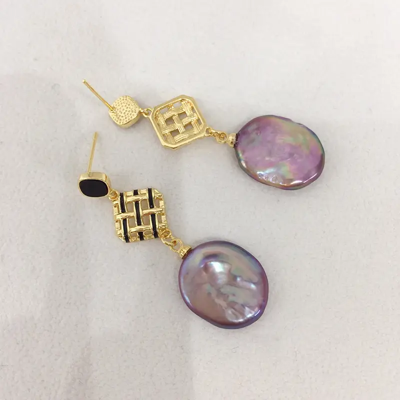 Natural FreShwater Baroque Pearl Earrings for Women — feature 10