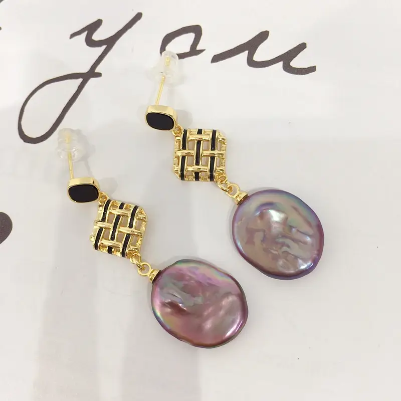 Natural FreShwater Baroque Pearl Earrings for Women — feature 8