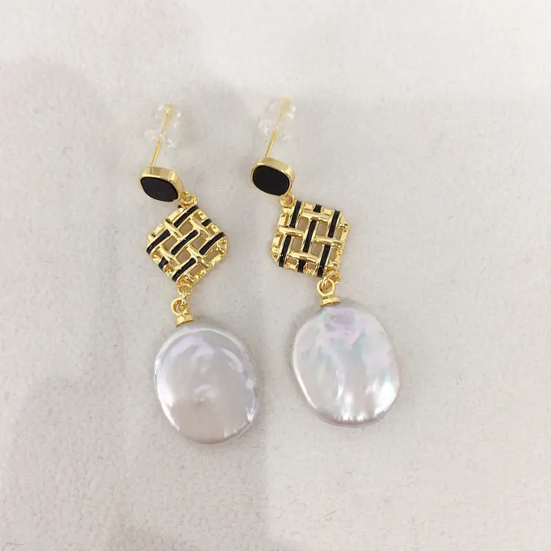 Natural FreShwater Baroque Pearl Earrings for Women — feature 9