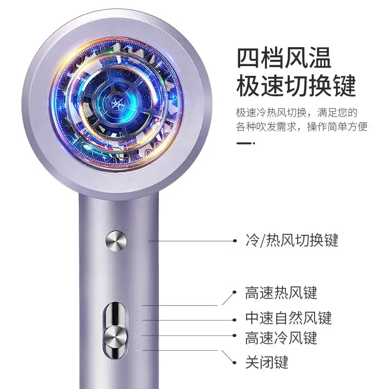 Hair Dryer with H20 Protection Purple - Image 3
