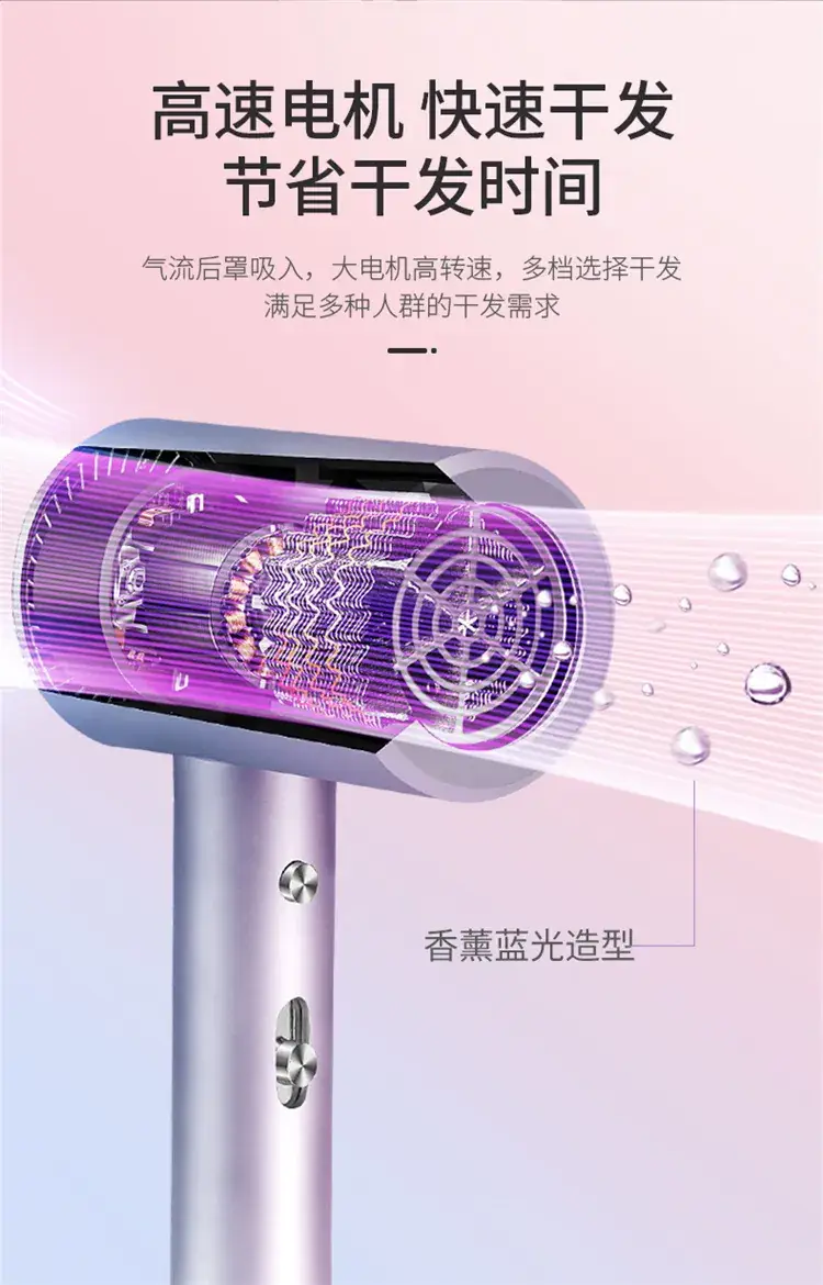 Hair Dryer with H20 Protection Purple — feature 10