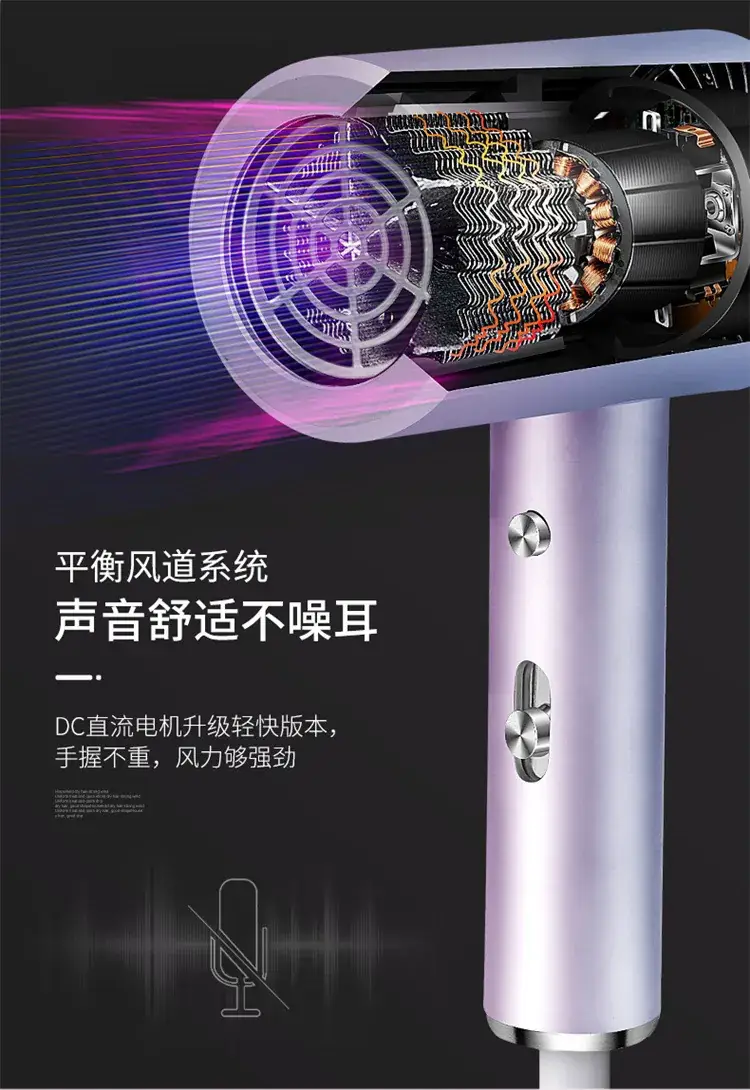 Hair Dryer with H20 Protection Purple — feature 14