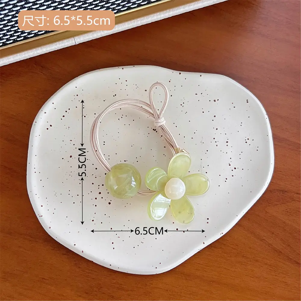 Cute Flower Headband for Girls Elastic Rubber Band — feature 2