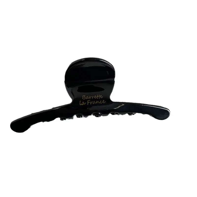 Oversized French Hair Clip Acetate Shark Design - Image 12