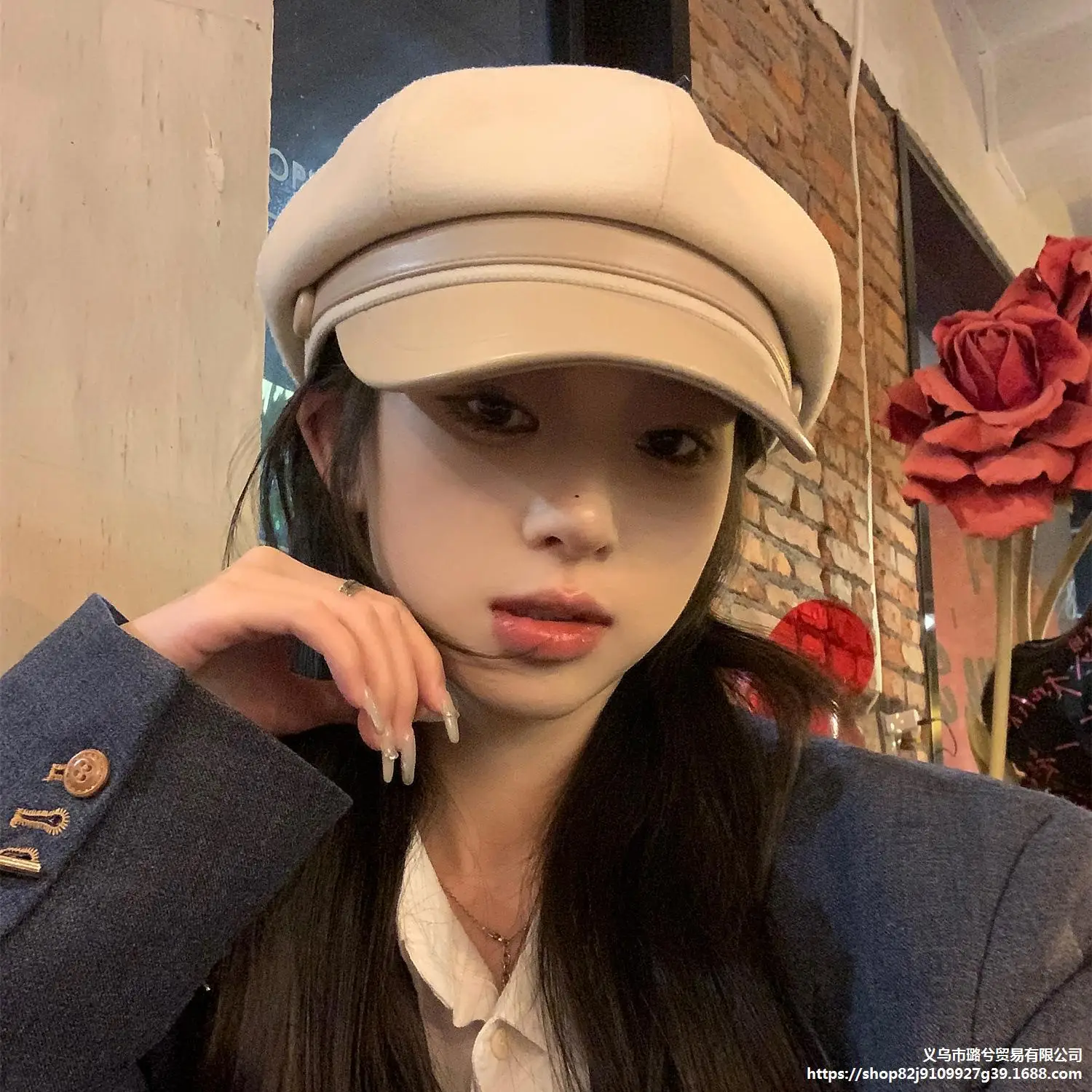 New 2023 Woolen Octagonal Hat for Women - Image 7