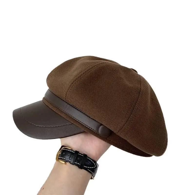 New 2023 Woolen Octagonal Hat for Women - Image 8