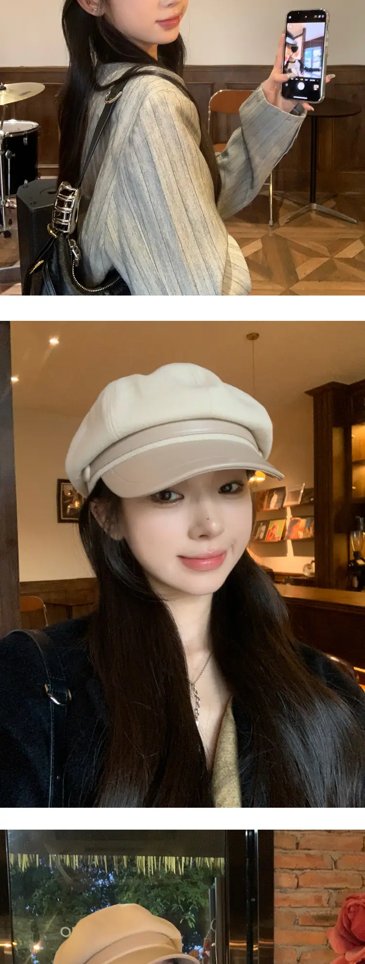 New 2023 Woolen Octagonal Hat for Women — feature 4