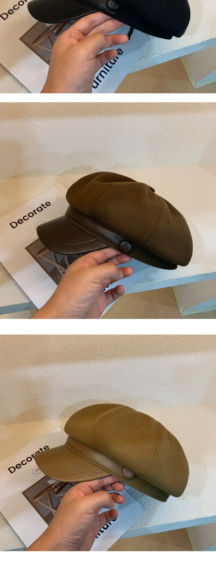 New 2023 Woolen Octagonal Hat for Women — feature 9