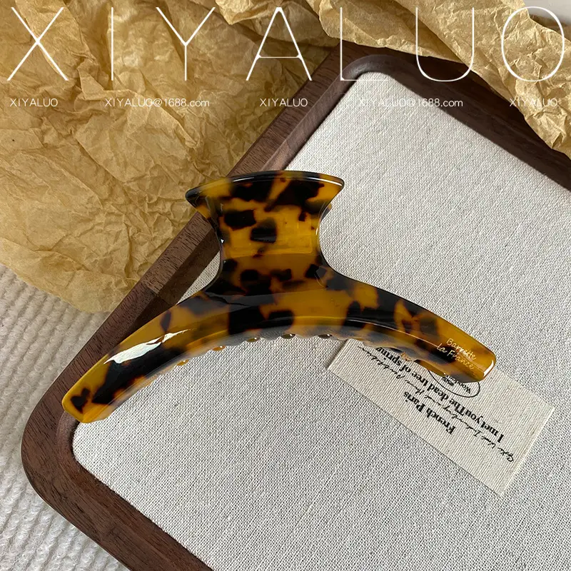 New Style Women's Leopard Print French Hairpin Gripper - Image 3