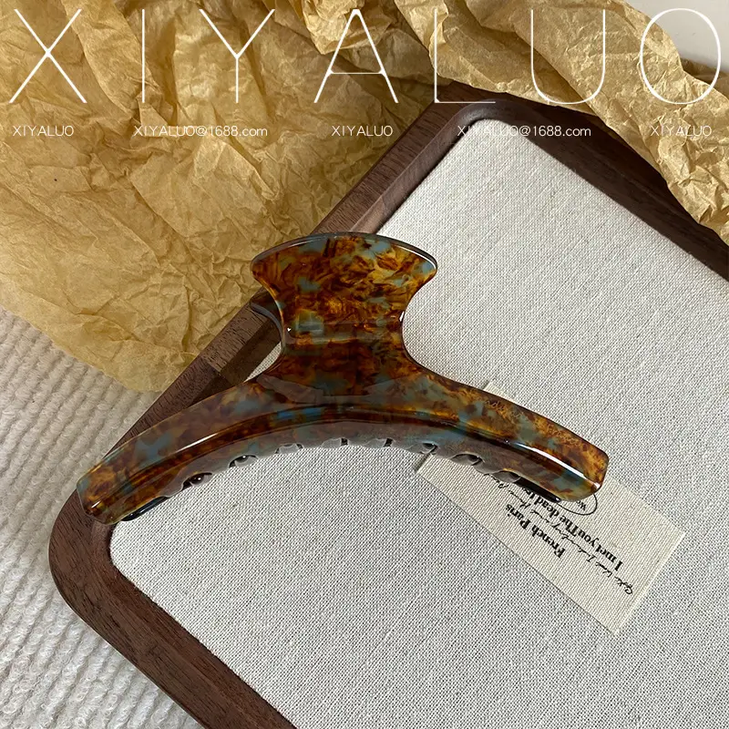 New Style Women's Leopard Print French Hairpin Gripper - Image 6