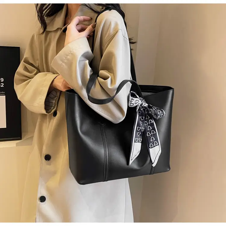 Winter Textured Brown Shoulder Bag for Women Large Capacity — feature 20