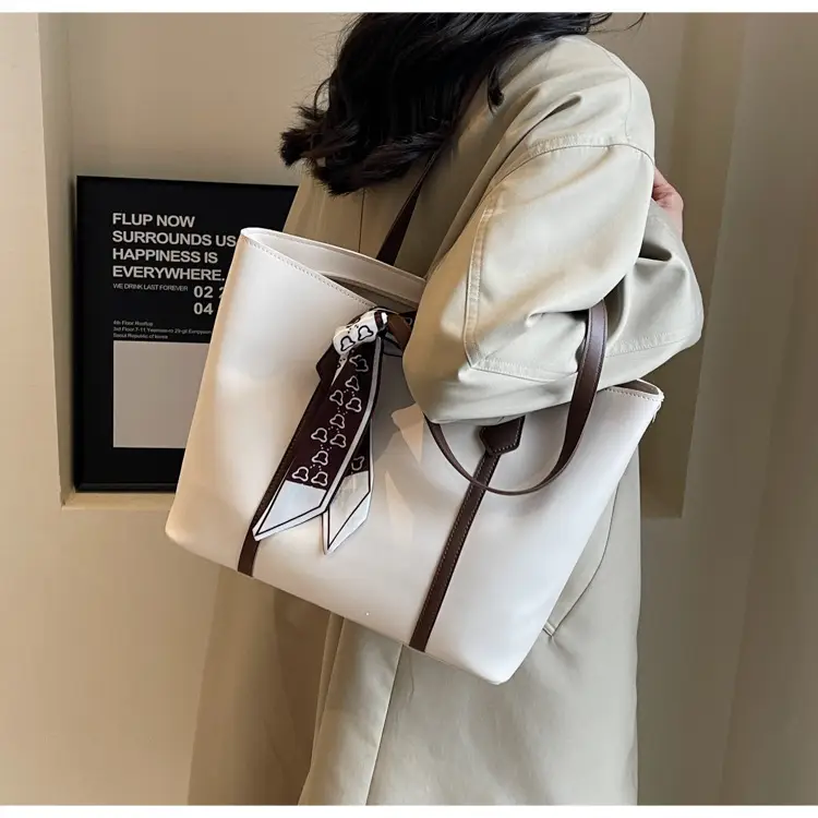 Winter Textured Brown Shoulder Bag for Women Large Capacity — feature 27