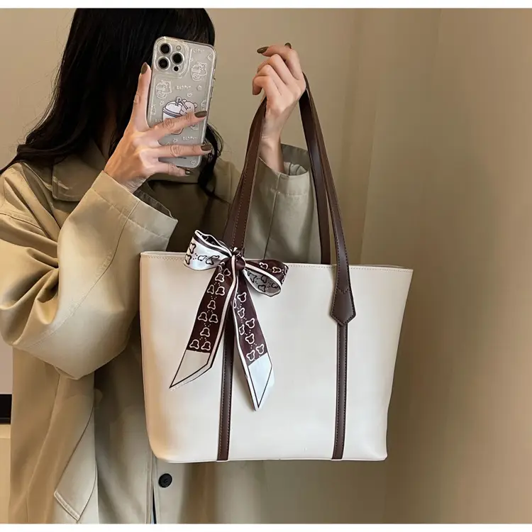 Winter Textured Brown Shoulder Bag for Women Large Capacity — feature 28