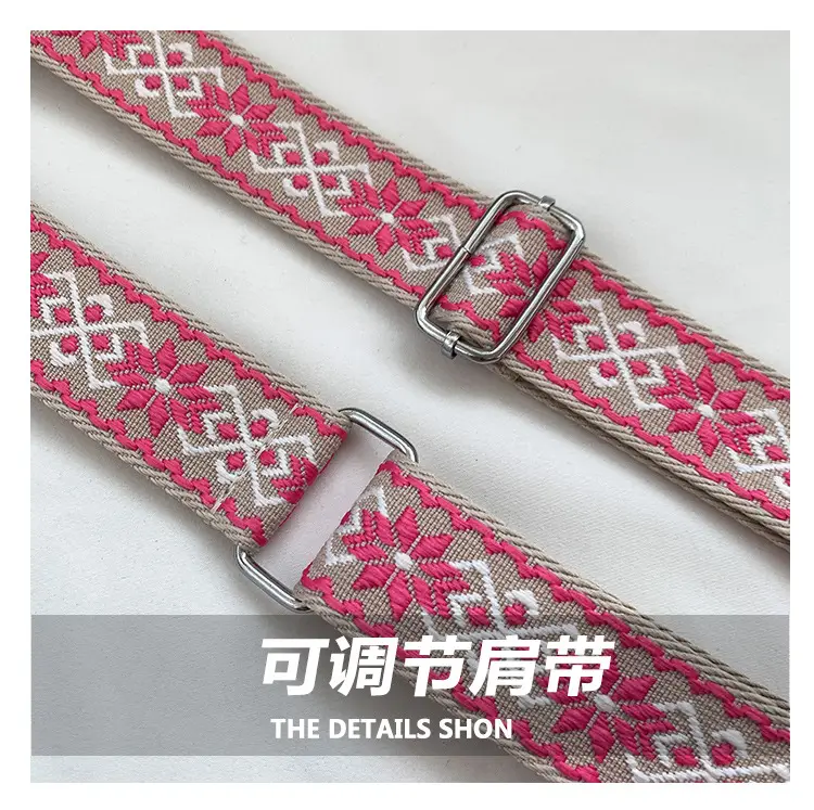Pink Crossbody Bag for Women with Adjustable Strap — feature 4