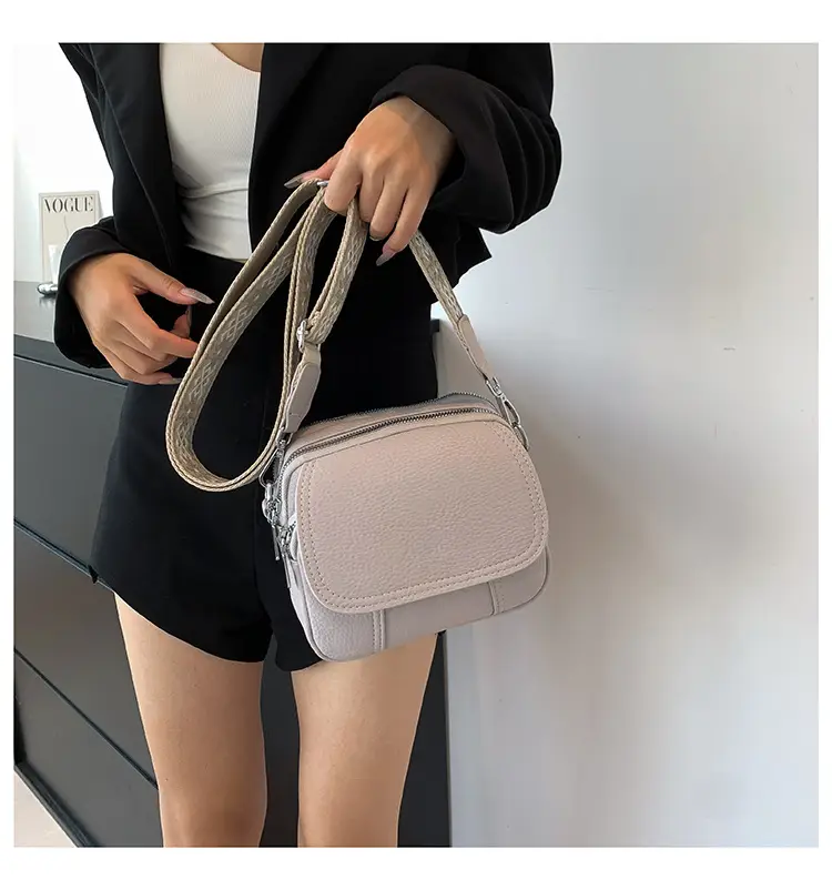 Pink Crossbody Bag for Women with Adjustable Strap — feature 8