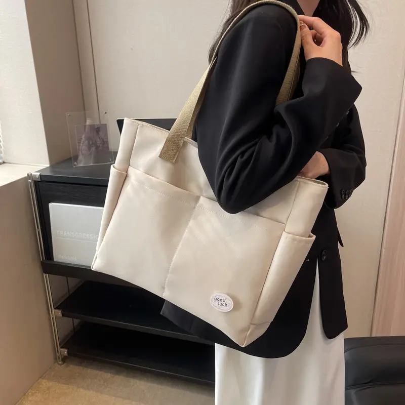 Japanese Commuter Shoulder Bag Large Capacity Women's Tote - Image 6