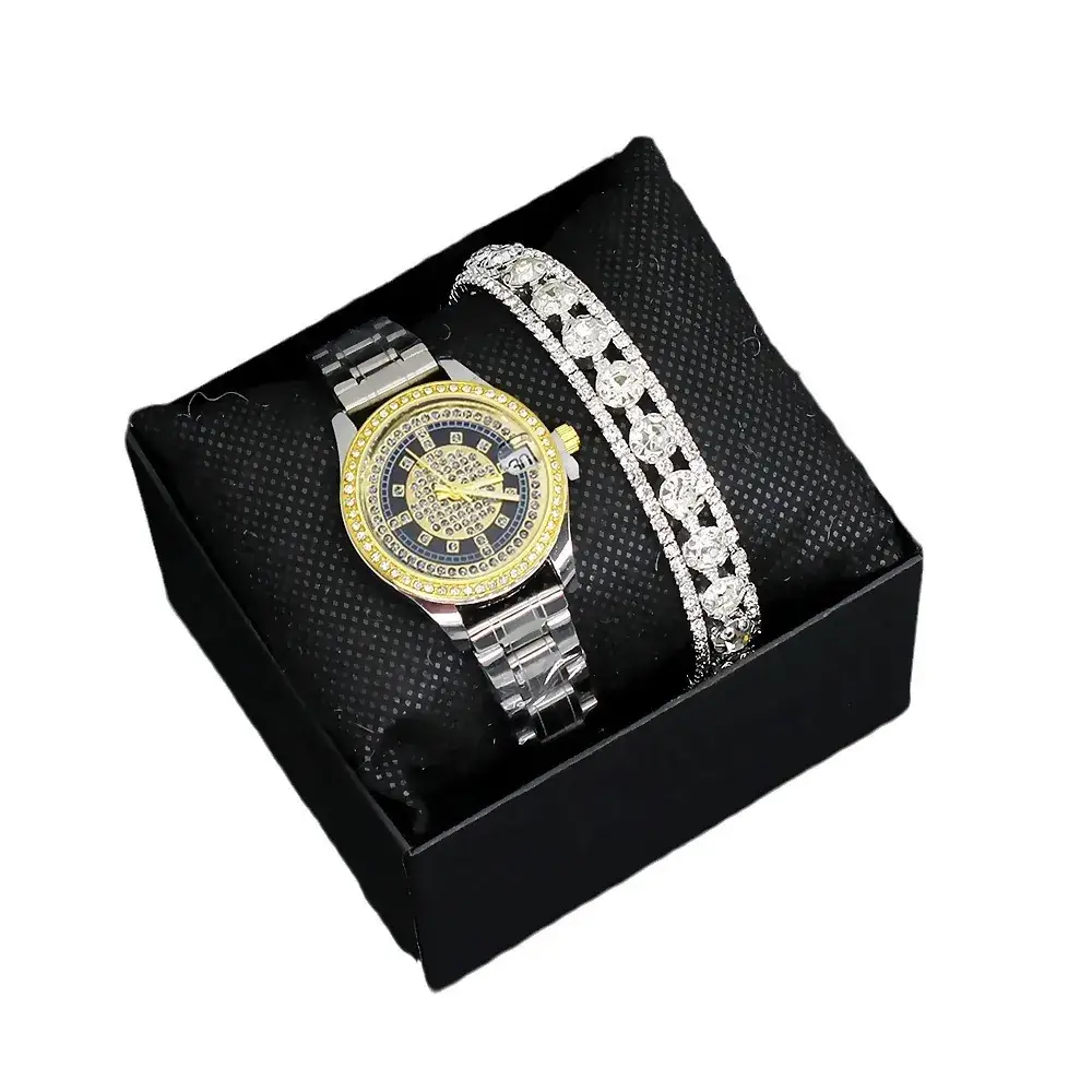 Women's Diamond-Embedded Steel Belt Watch - Image 8
