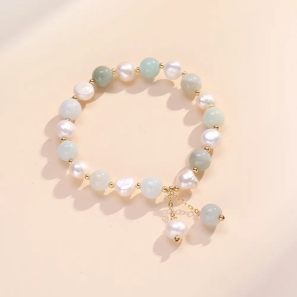 New Tianshan Cui Pearl Bracelet for Women