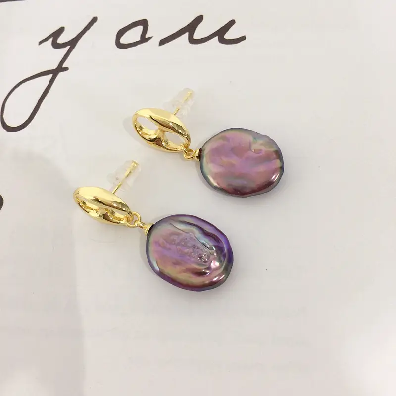Natural FreShwater Baroque Pearl Earrings for Women — feature 8