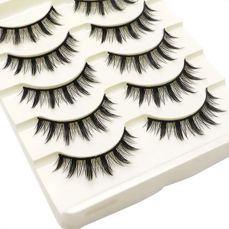 Stage Cos Fake Eyelashes for Big Eyes Women Thick Matte — feature 6