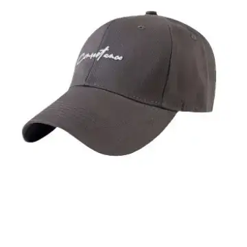 Women's Big Head Korean Style Baseball Cap Grey 55-86cm - Image 23