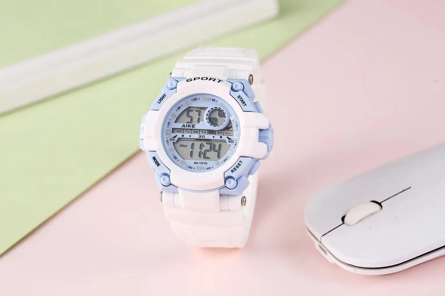 Aike Candy-Colored Digital Watch Waterproof Jelly — feature 10