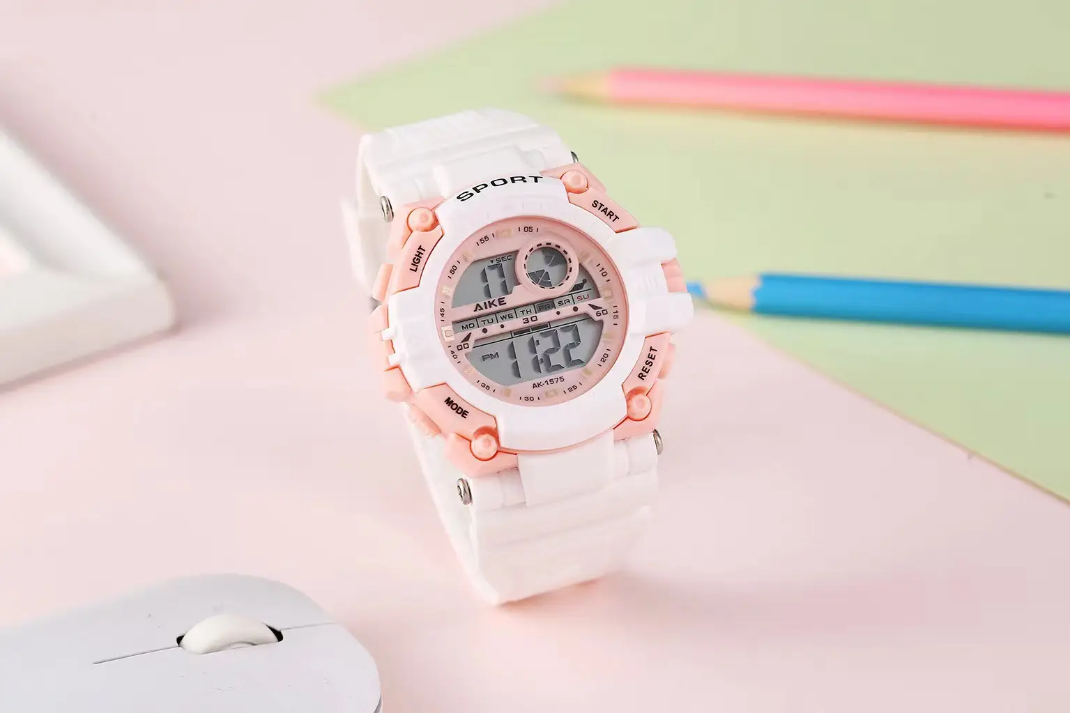 Aike Candy-Colored Digital Watch Waterproof Jelly — feature 11