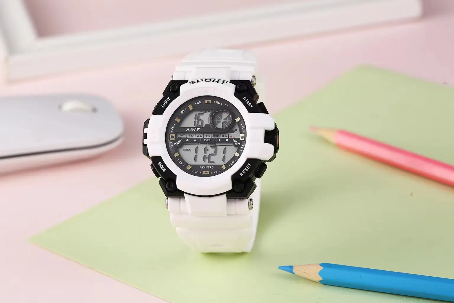Aike Candy-Colored Digital Watch Waterproof Jelly — feature 14