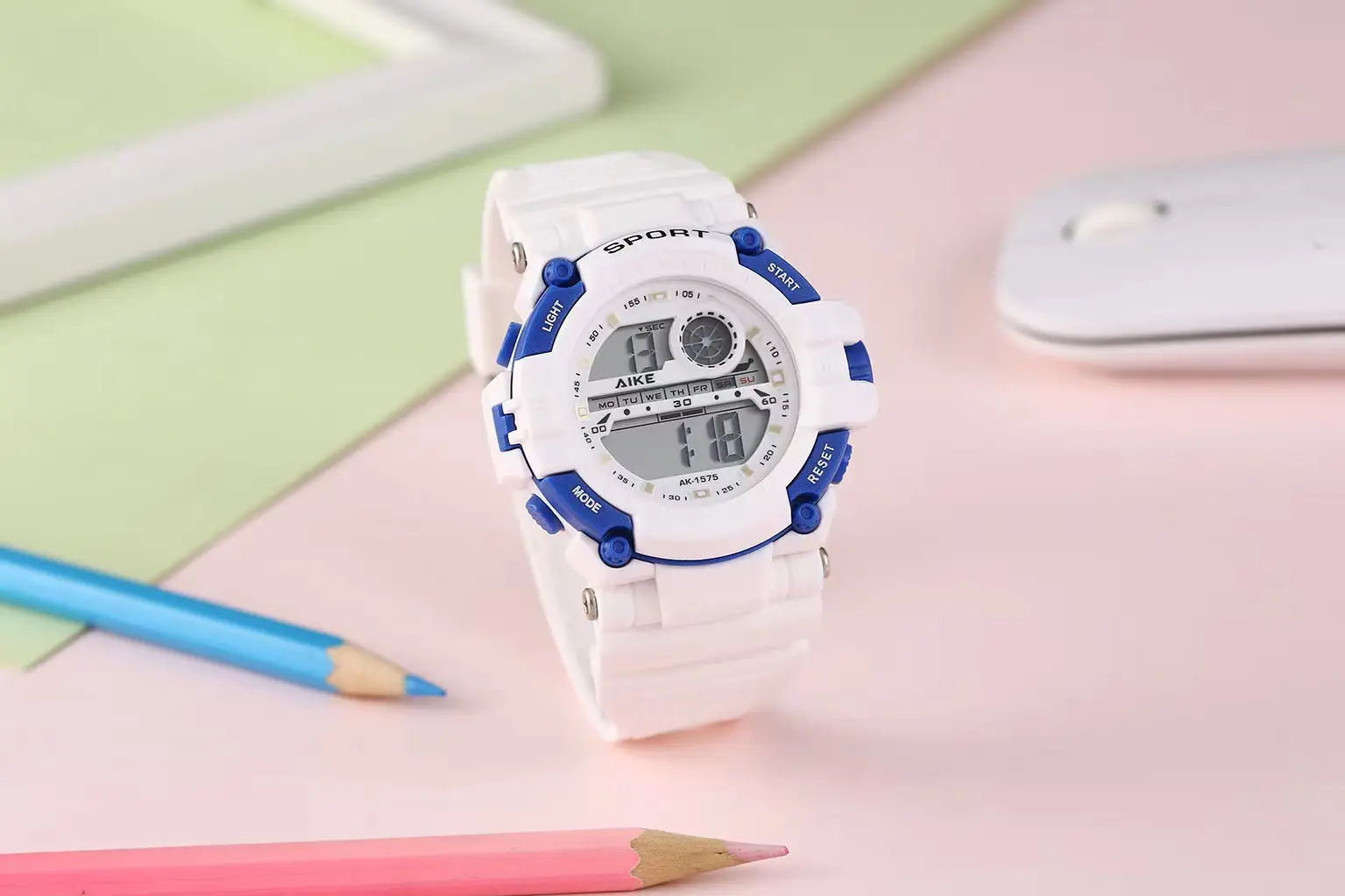 Aike Candy-Colored Digital Watch Waterproof Jelly — feature 15