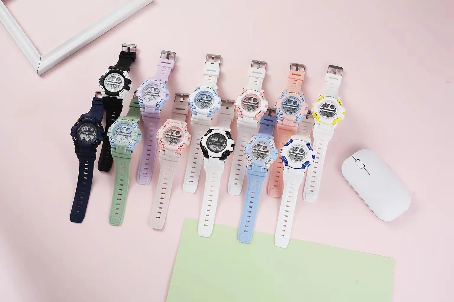 Aike Candy-Colored Digital Watch Waterproof Jelly — feature 2