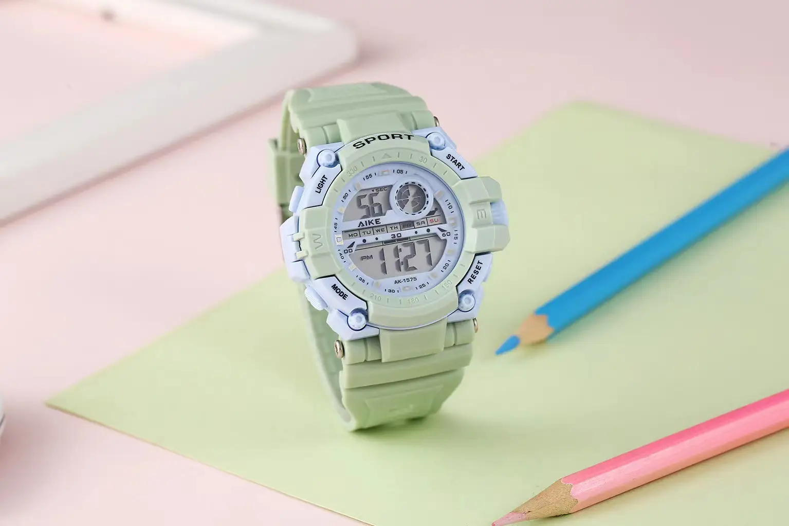 Aike Candy-Colored Digital Watch Waterproof Jelly — feature 6