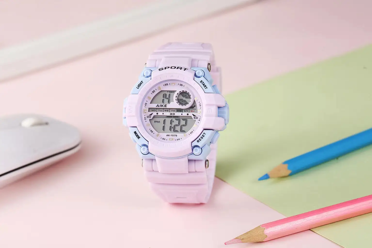 Aike Candy-Colored Digital Watch Waterproof Jelly — feature 8