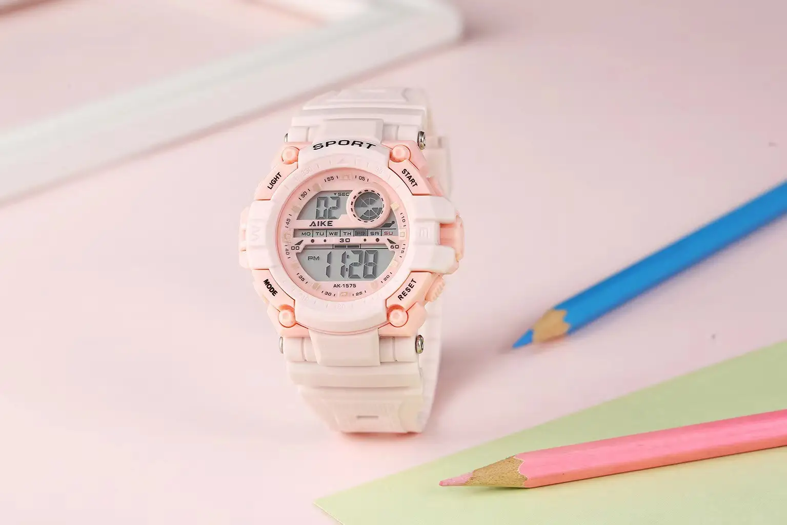 Aike Candy-Colored Digital Watch Waterproof Jelly — feature 9