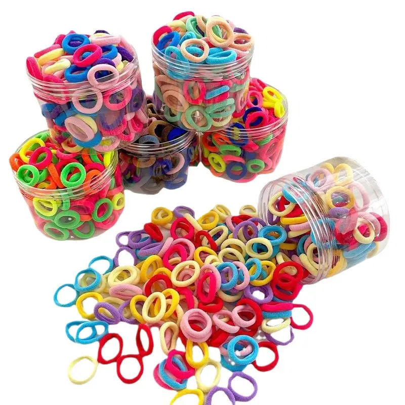 Children's Colorful Rubber Hair Bands for Girls - Image 37