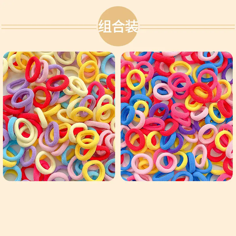 Children's Colorful Rubber Hair Bands for Girls - Image 15
