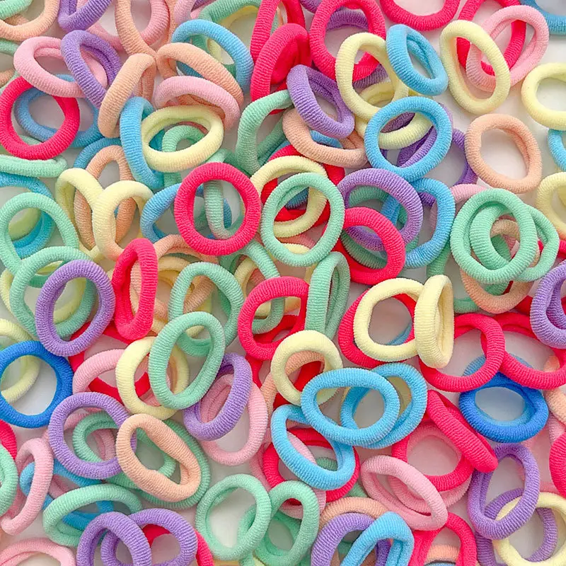 Children's Colorful Rubber Hair Bands for Girls - Image 22