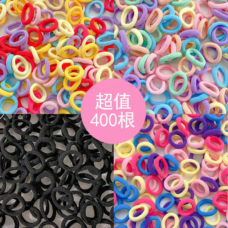 Children's Colorful Rubber Hair Bands for Girls - Image 29