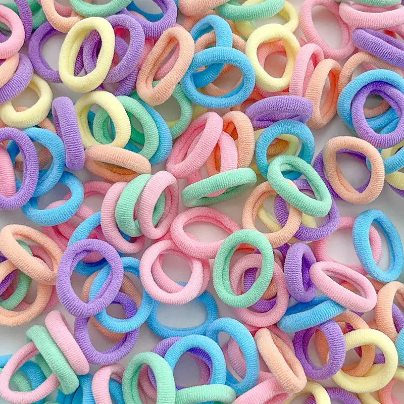 Children's Colorful Rubber Hair Bands for Girls - Image 30