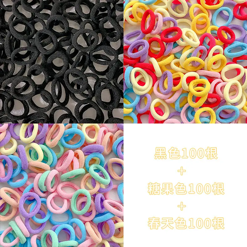 Children's Colorful Rubber Hair Bands for Girls - Image 6