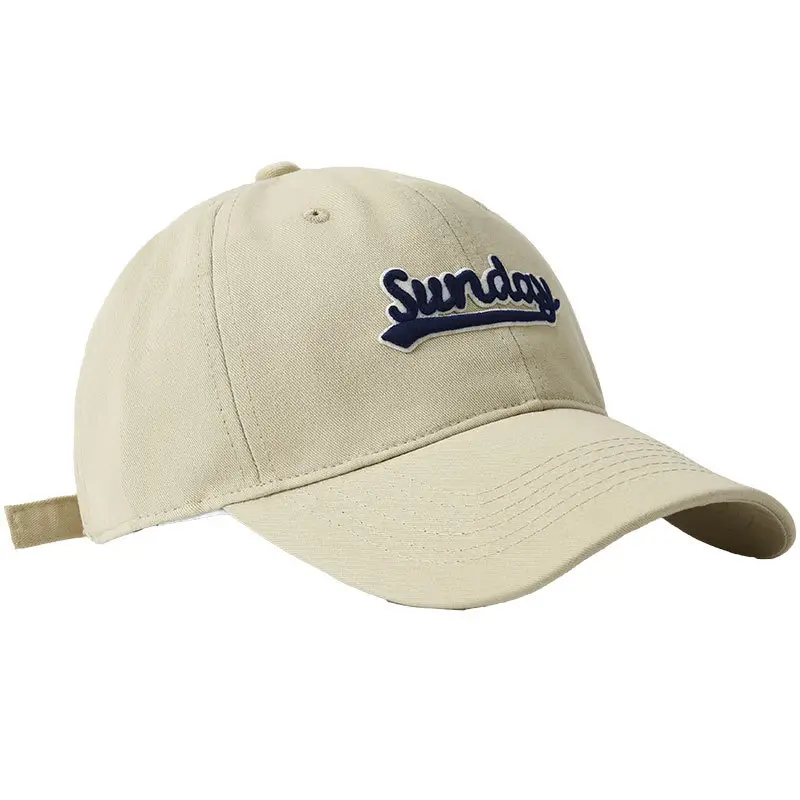 Men Light Curry Baseball Cap with "Sundays" Embroidery - Image 12