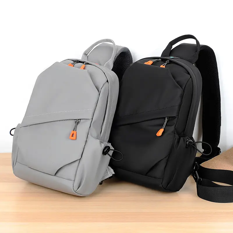 Men's Black Casual Crossbody Computer Bag — feature 1