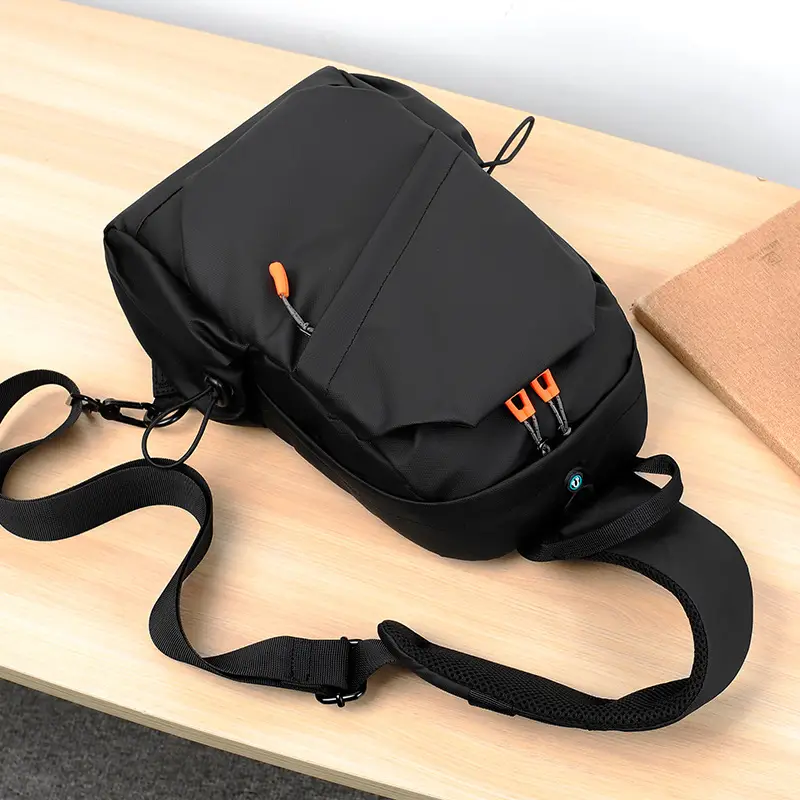 Men's Black Casual Crossbody Computer Bag — feature 21