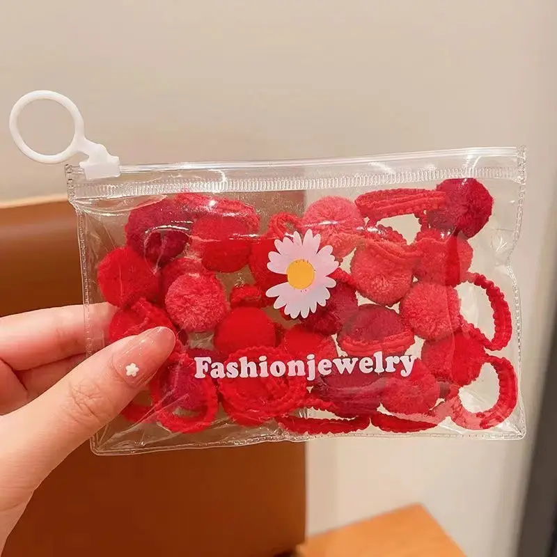Candy Color Hair Balls & Bands Set for Girls — feature 10