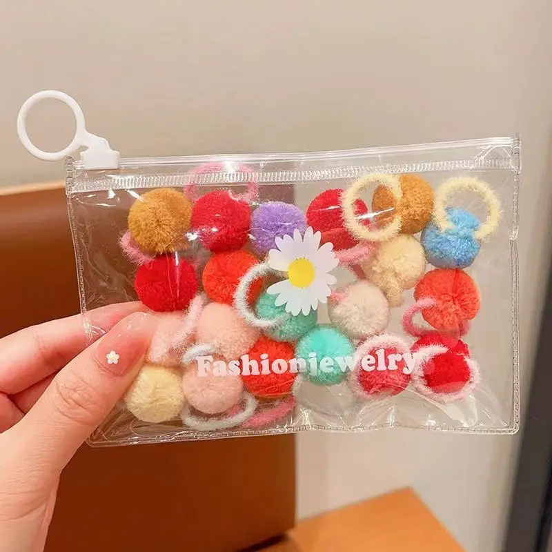 Candy Color Hair Balls & Bands Set for Girls — feature 6