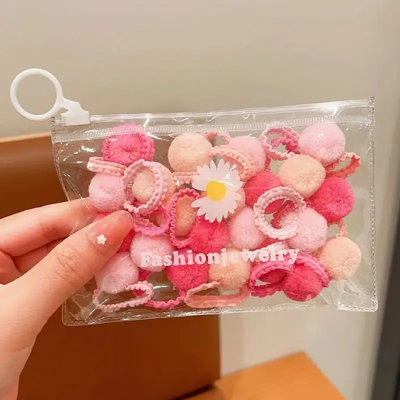 Candy Color Hair Balls & Bands Set for Girls — feature 8