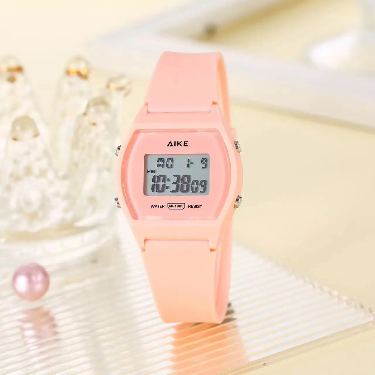 AIKE1983 Pink Digital Sport Watch for Girls — feature 13