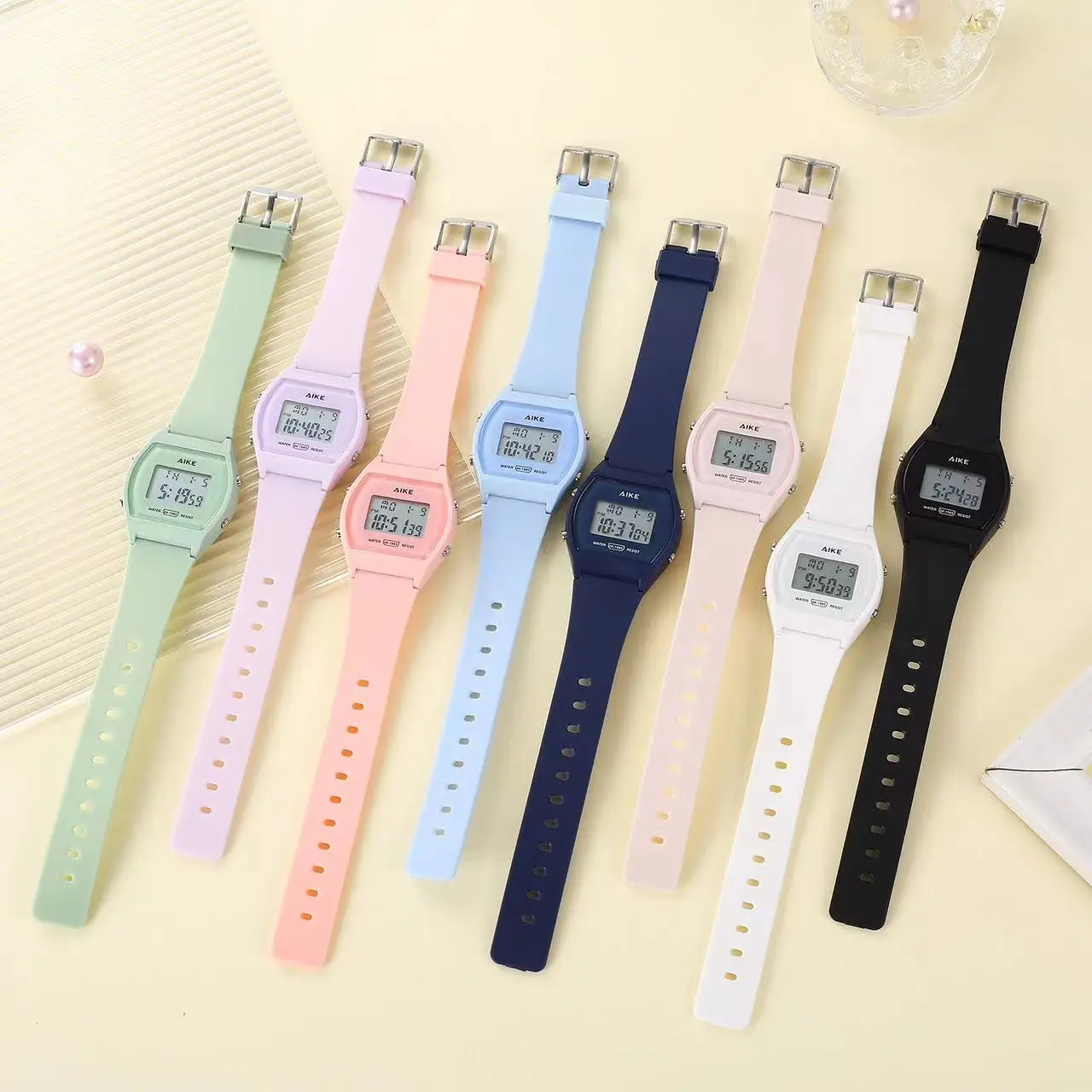 AIKE1983 Pink Digital Sport Watch for Girls — feature 6