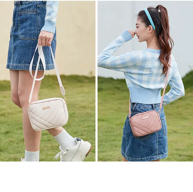Red Quilted Embroidered Crossbody Bag for Women — feature 13