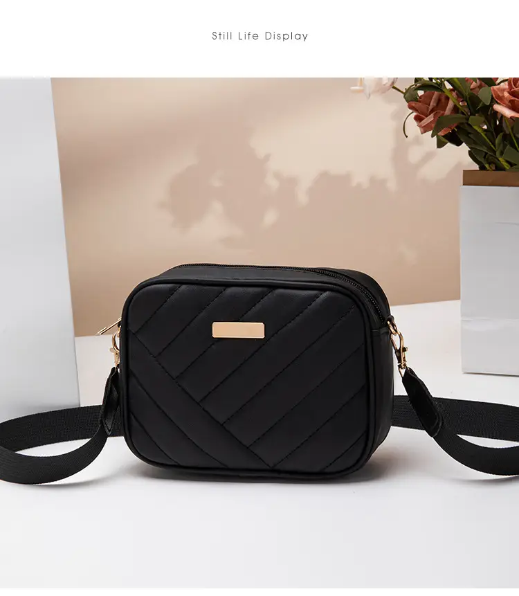 Red Quilted Embroidered Crossbody Bag for Women — feature 15