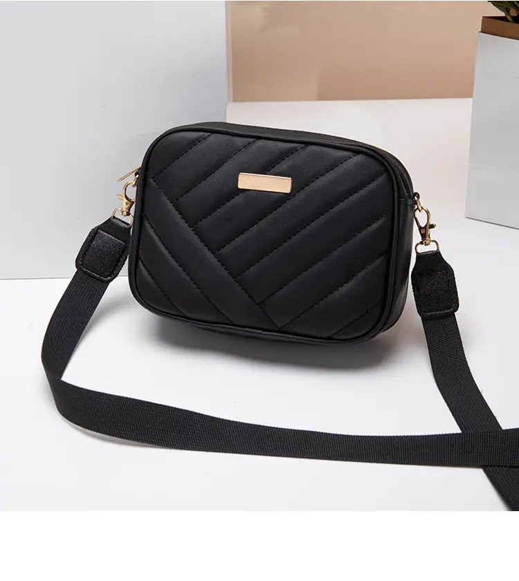 Red Quilted Embroidered Crossbody Bag for Women — feature 16
